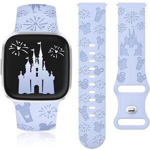 Light Blue Watch band Band with Disney Design